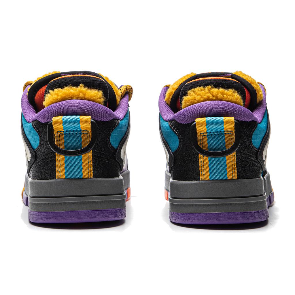 Li Ning We Wo Pro Synthetic Leather Special Story Edition Fashion Comfortable Trendy Slip Resistant Wear Resistant Low Top Skate Shoes AECU031-3