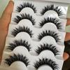 5Pairs Makeup Fluffy False Eyelashes Lashes Extension D Curled Eyelashes  Grafting Lashes
