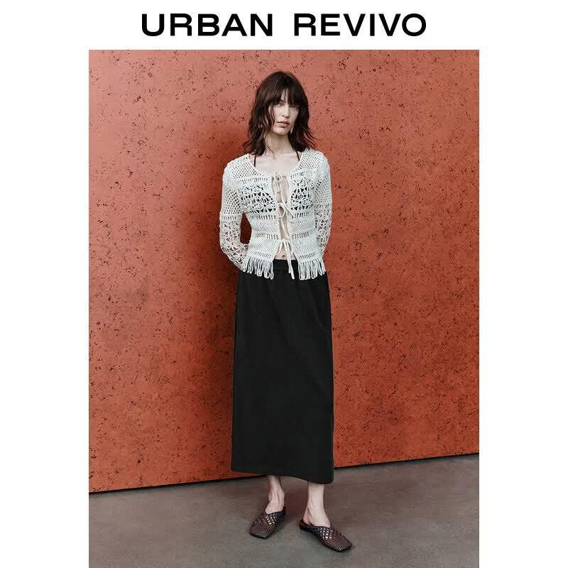 UR Women s Elastic Waist Loose A-Line Skirt XXS