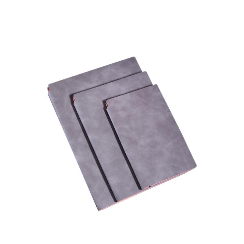 A5 Mäkký zápisník z ovčej kože s pútkom na pero a prispôsobením loga - Hrubý diár na obchodné stretnutia