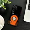 M-South P-Park Cartoon  Phone Case For Samsung S26,S25,S24,S23,S22,S21,S20,Ultra,Plus,FE Black Soft Cover