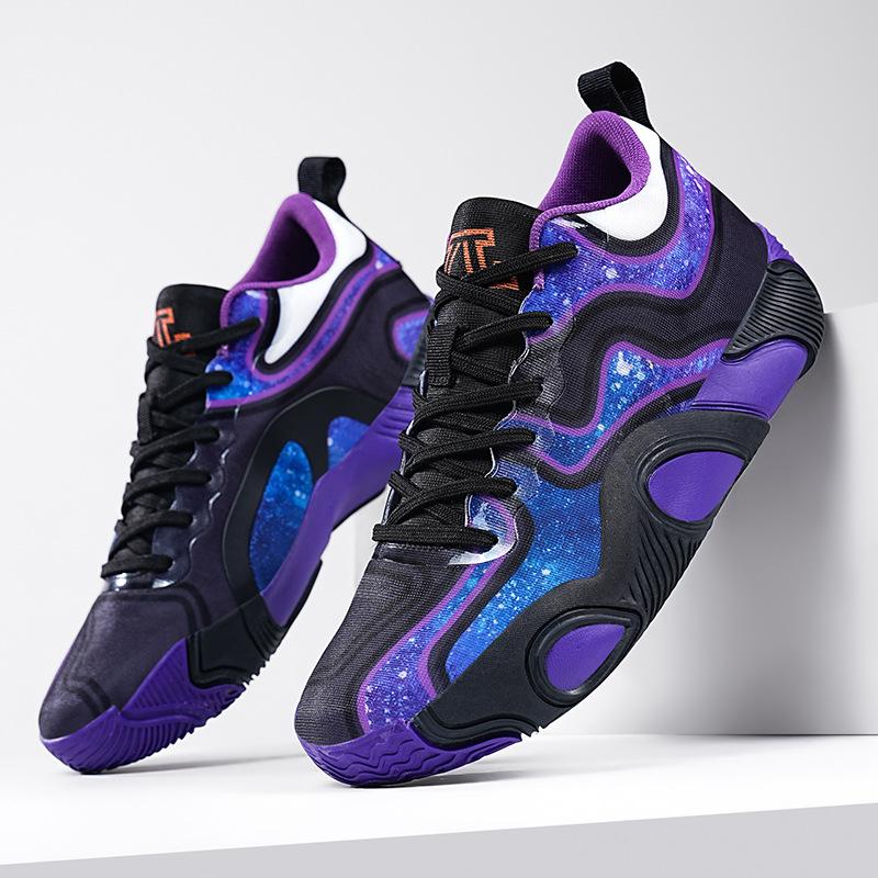 Special Basketball Shoes for Men and Women Tatum 3rd Generation Camouflage Zebra Wear-resistant Shock Absorption and Anti-skid Professional Competiti