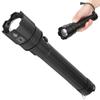 Portable LED Flashlight USB Rechargeable Zoom Flashlight with 3 Modes Emergency Torch
