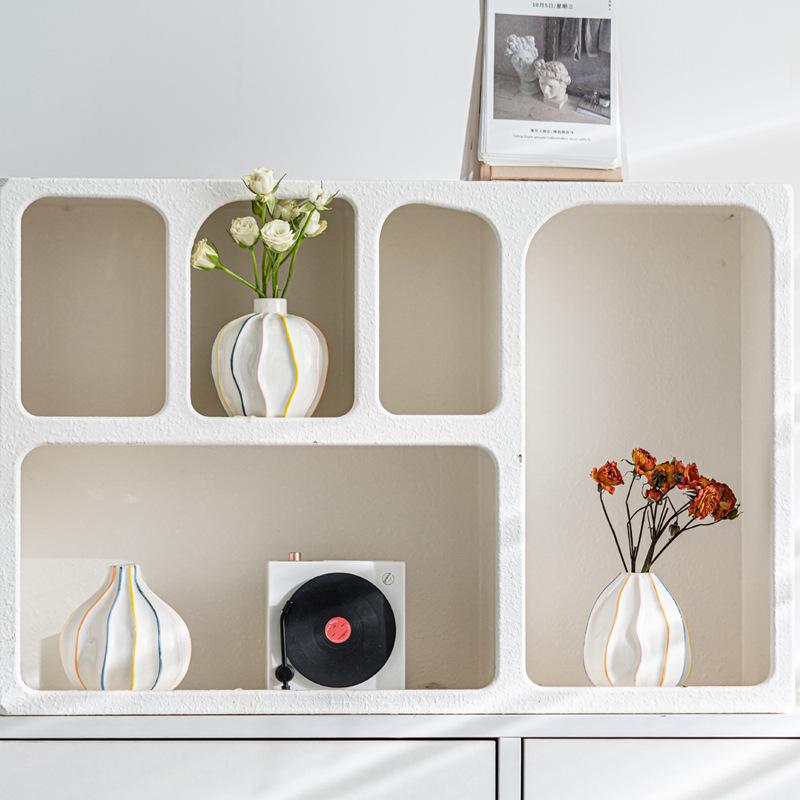 Simple Small Vase Ceramic Handicrafts Desktop Flower Arrangement Creative Home Decoration Ornament