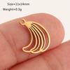 5Pcs Strawberry/Cherry/Pineapple/Watermelon Charms Stainless Steel Fruits Pendants DIY Bracelets Necklace Making Jewelry Making