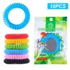 10 Pack Mosquito Repellent Bracelets Mosquito Wristband DEET-Free Waterproof Mosquito Bracelet Adjustable for Baby Toddlers