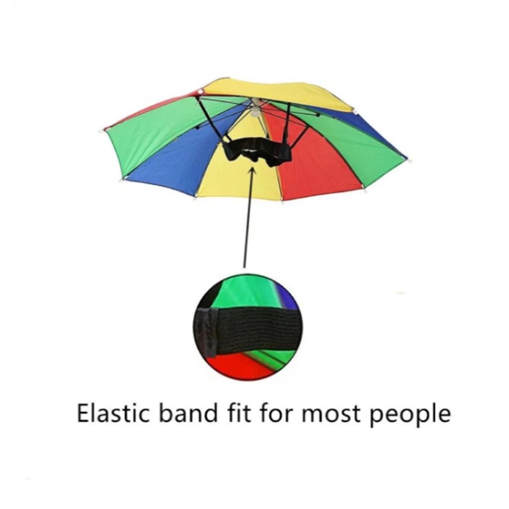 50% off Outdoor sun protection umbrella hat Golf, fishing, and camping headwear hat
