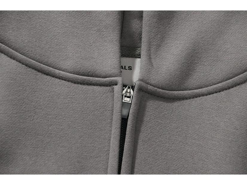 FOG ESSENTIALS Reflective Unisex Hooded Sweatshirt - Loose Fit Autumn/Winter Cardigan