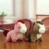Plush Horse Pendant Keychain With Cute Embroidered Design For Bag Decoration