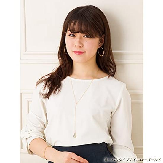 Simple Oval Hoop Earrings 3cm X 4cm X Yellow Gold (30mm 40mm)