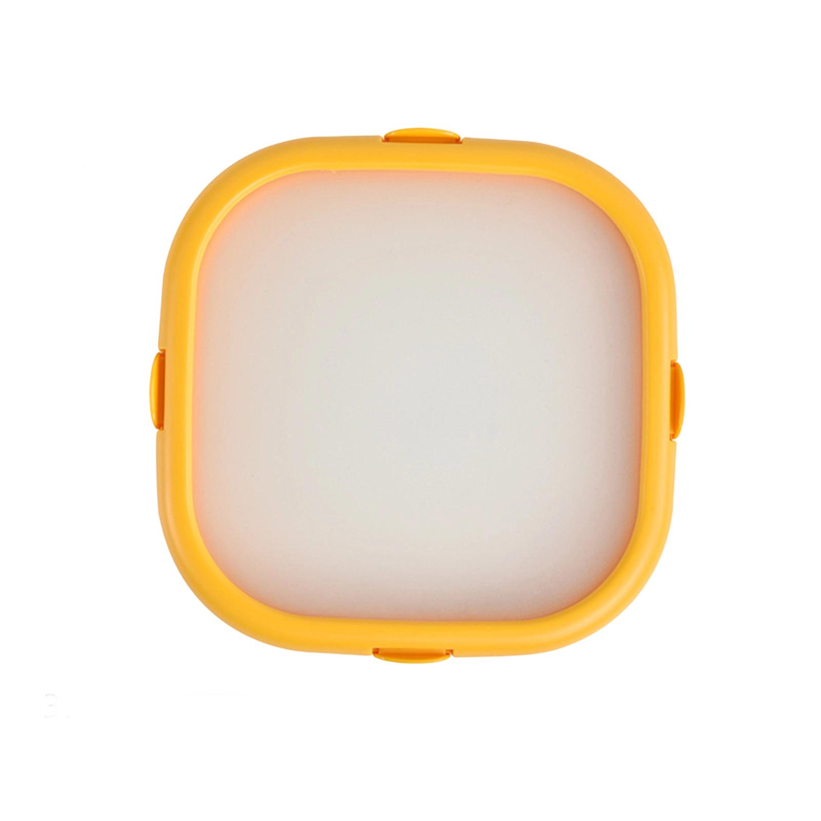 Sandwich Box Microwavable Lunch Box Reusable Sandwich Box Sandwich Bento Box Portable Take-out Lunch Box One Size жёлтый