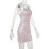 Fall Short Dress Fashion Style Sexy Slim-fit Sparkly Halter Strap Slip Dress