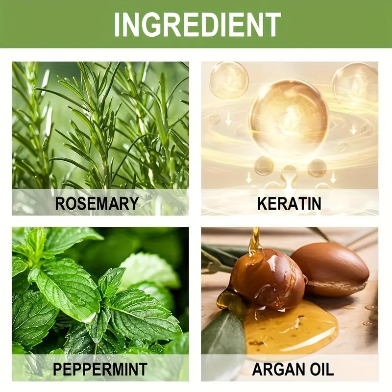 350ML Rosemary Biotin Shampoo Hair Growth Deep Cleansing Scalp Care Oil Control Strengthening Hair Root Shampoo