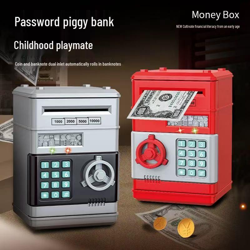 Automatic Password-Protecting Children's ATM Piggy Bank Toy