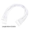 24PIN Modular Power Cable to 10+18PIN Braided White Cable for RM550X RM650X Power Modular Cord