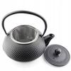 CAST IRON KETTLE 0.8L TEA POT WITH TEA INFILTER + 4x CUPS WARMER