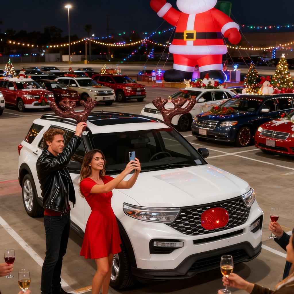 Auto Rentiergeweih & Nase Set Rentier Weihnachtsdekoration Auto Kostüm Dekor Rentiergeweih & Nase Für Winter Neujahrsgeschenk