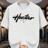Summer Unisexs 100 Pure Cotton Casual Loose Plus Size Houston Letter Printed Sports Round Neck Short Sleeved Tshirt Top