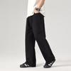 VUUG Men's Spring Autumn Cotton Loose Straight-Leg Casual Trousers