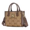 MLB New York Yankees Vintage Classic Commuter Tote Bag Women Tote Bag Brown 7ACRM036N-50BRS