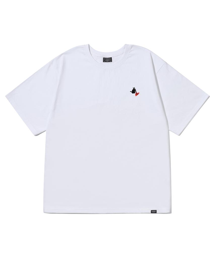 Peideu Pd Cats White Short Sleeve T-Shirt