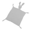 Doudou de sécurité pour bébé Coton doux Lapin Mignon Adorable Couverture de confort pour bébé pour dormir Gris clair