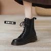 Women  Boots Casual Shoes Woman Leather Chelsea Ladie Classic Punk Female Goth Shoes High Platform Boots Women