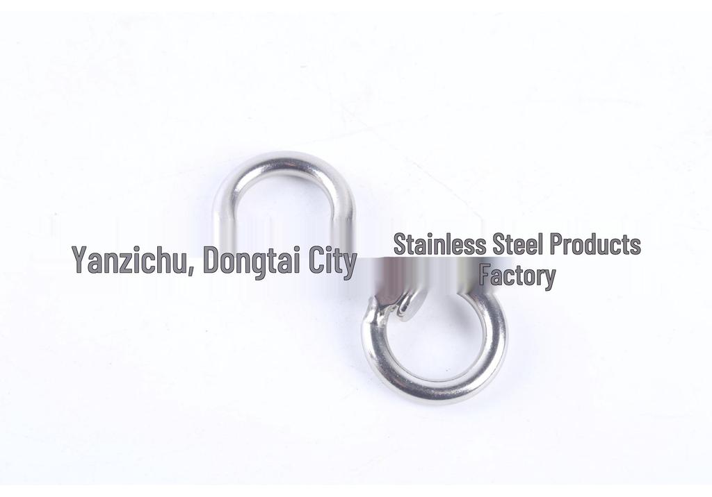 304 Stainless Steel 8-Shaped Swivel Ring for Marine Rigging