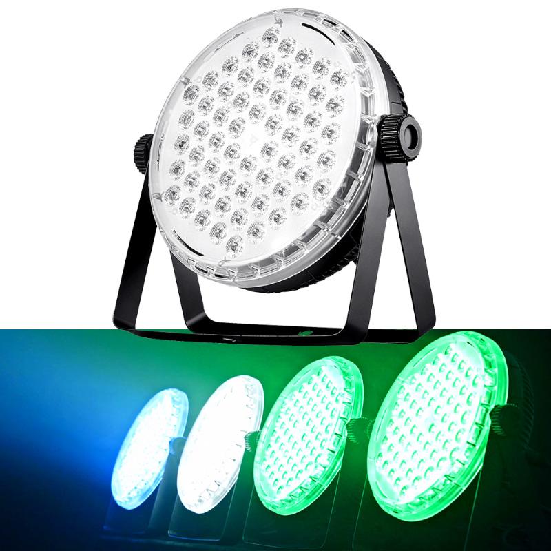 

RGBW 60 LED PAR Light/ управление светом для дискотек, светодиодный прожектор для сцены, профессиональное диджейское оборудование, 100% новое US PLUG
