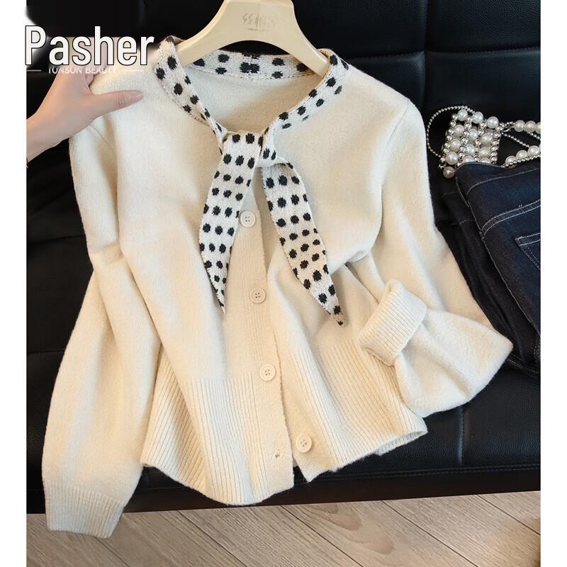 

Women s Loose Fit Long Sleeve Wool Blend Cardigan One Size