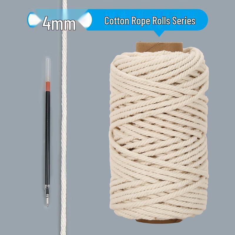 

cmaos Cotton Rope for DIY Crafts and Decoration 10m