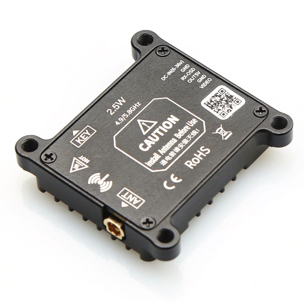 FLYTOP 2,5W 4,9G 5,8G High-Power VTX FPV Model letadla Penetrator Modul pro přenos obrazu 56CH