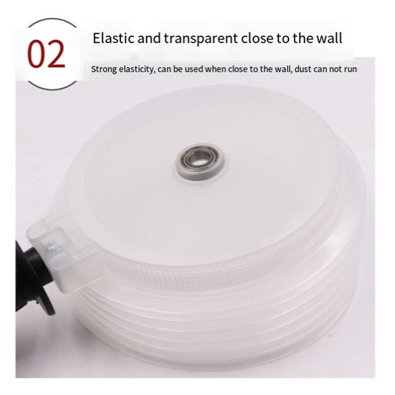 

A96I-2Pc Electric Hammer Drill Dust Collector Hole Opener Dust Collector Cover Dustproof Hole Saw Drill Bit Cover With Handle