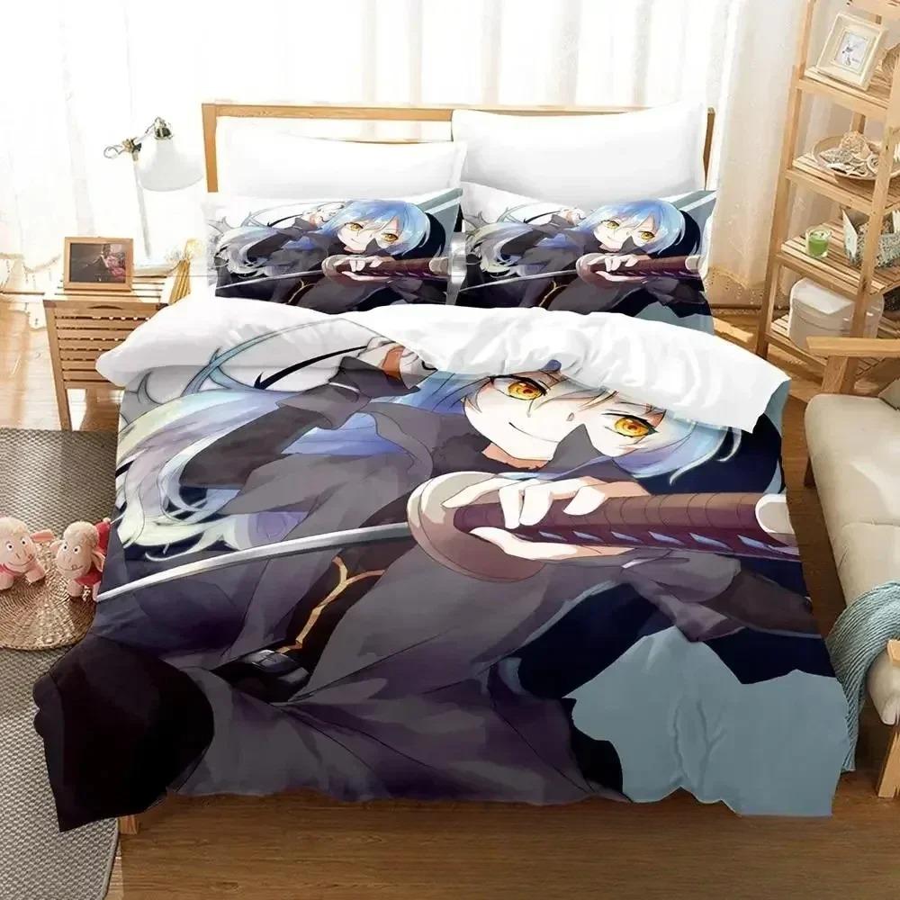 That Time I Got Reincarnated As a Slime Bedding Set Single Twin Full Queen King Size Bed Set Adult Kids 3D Print Anime Cartoon