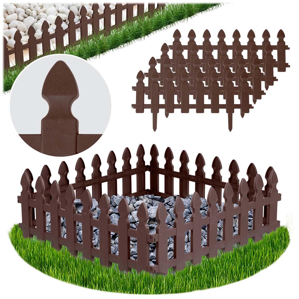 Plonos garden edging 240 cm PL-963 brown