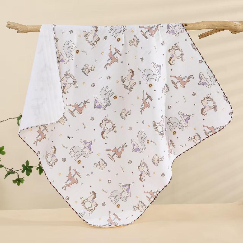 Baby Puckdecke aus reiner Baumwolle - Leichtgewicht für Frühling, Sommer und Herbst