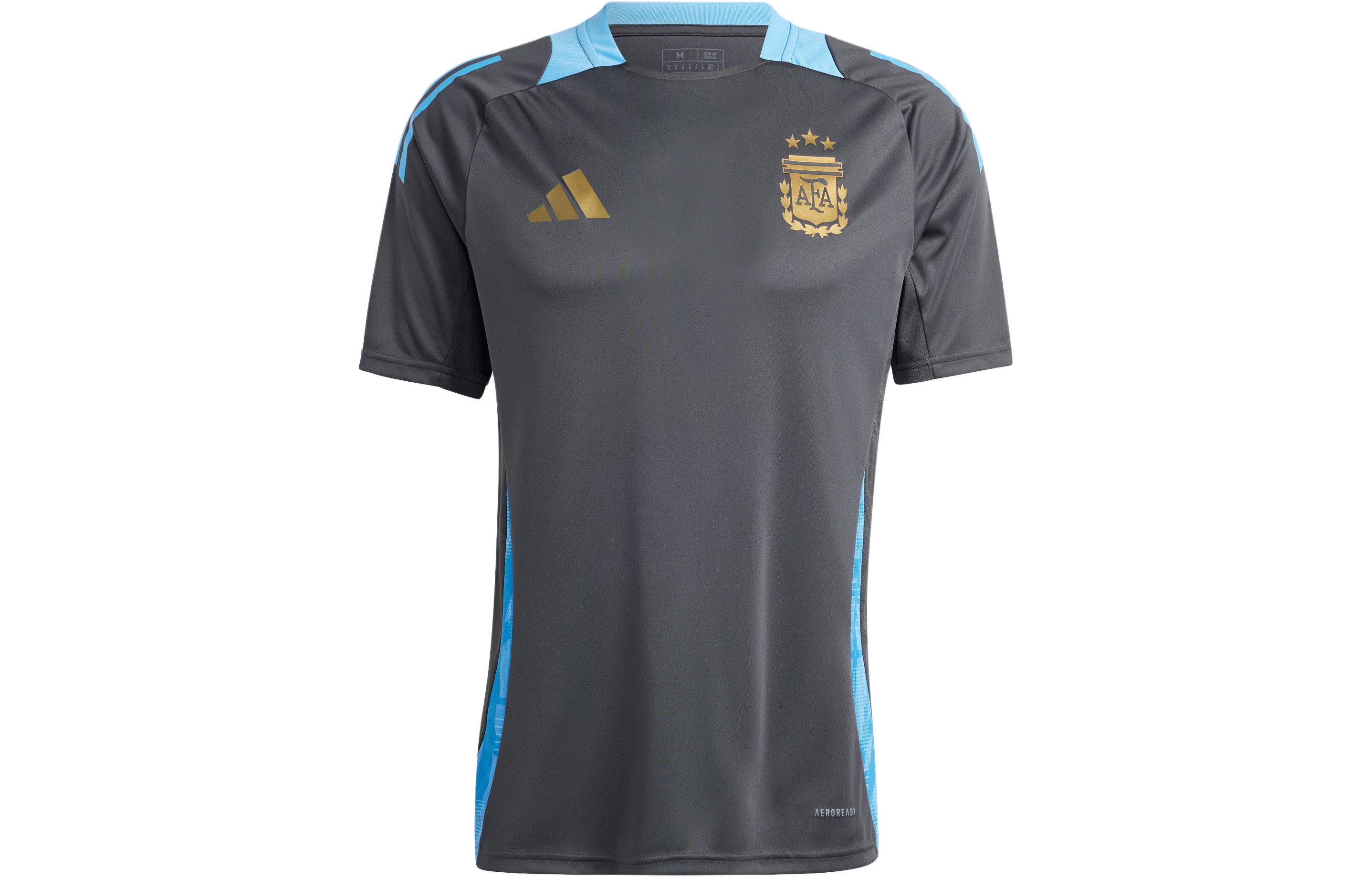 Adidas Argentina Tiro 24 Competition Jersey Soccer Jersey Men s Carbon Black IQ0815 S