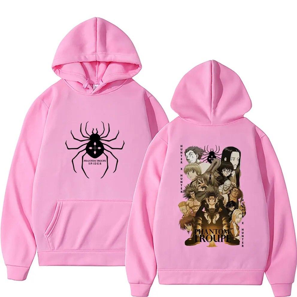 Anime Hunter X Hunter Phantom Troupe Grafická Mikina s kapucí Chrollo Lucilfer Feitan Potoo Mikiny Unisex Dámská Móda Oversized mikina