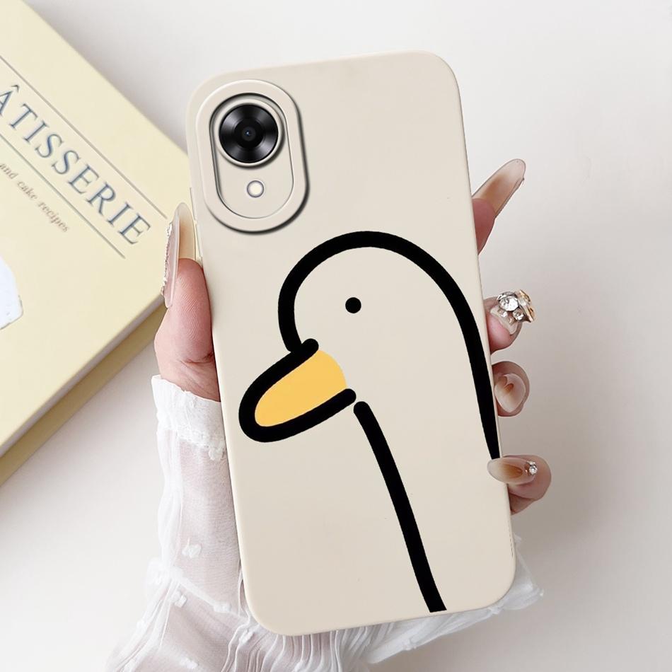 For OPPO A17k A17 2024 New Cute Cartoon Pattern Soft Silicone Case For Oppo A17 A 17 17k CPH2471 CPH2477 Protective Phone Cases