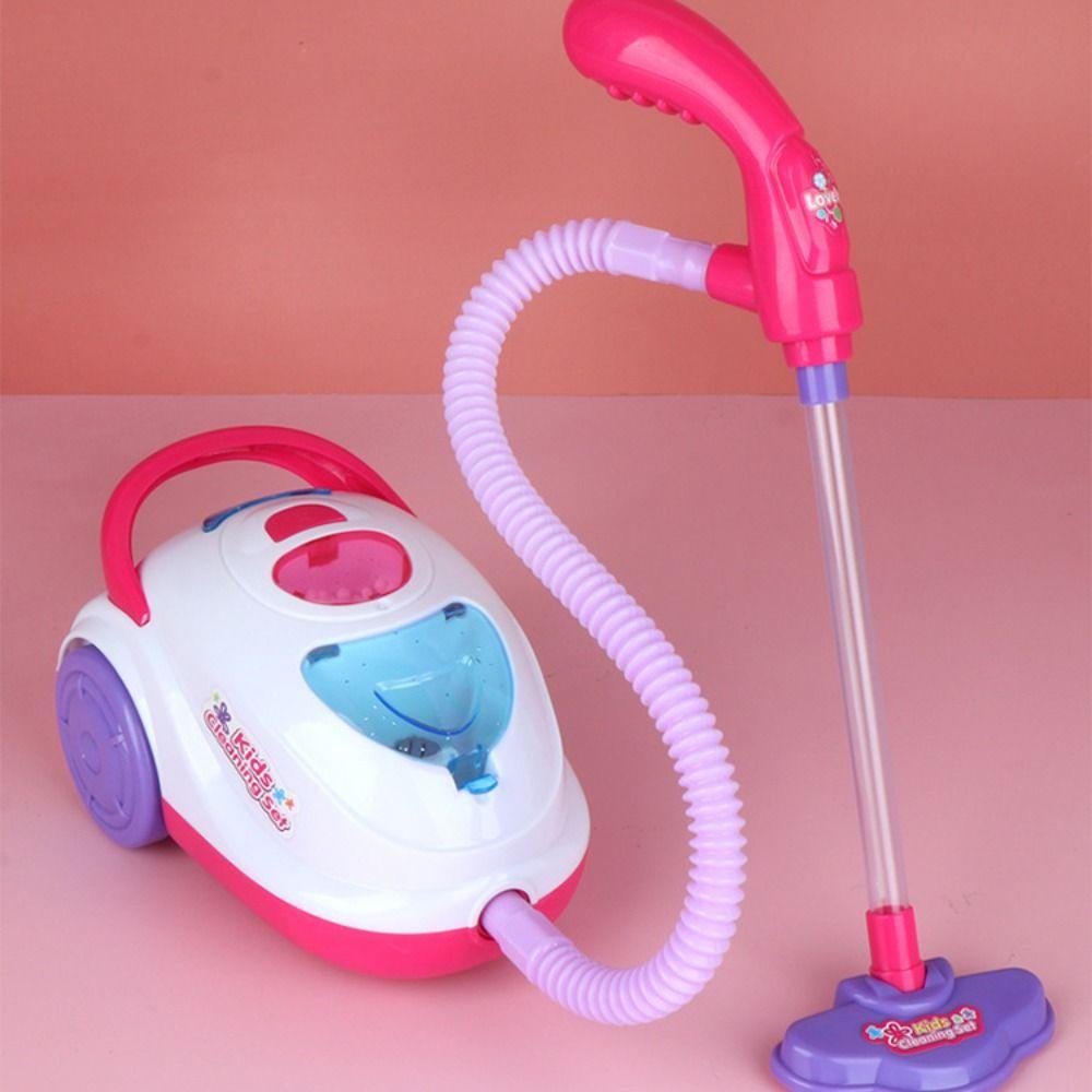 Working Function Vacuum Cleaner Toy with Sound Light Pretend Play Toys Kids Gifs