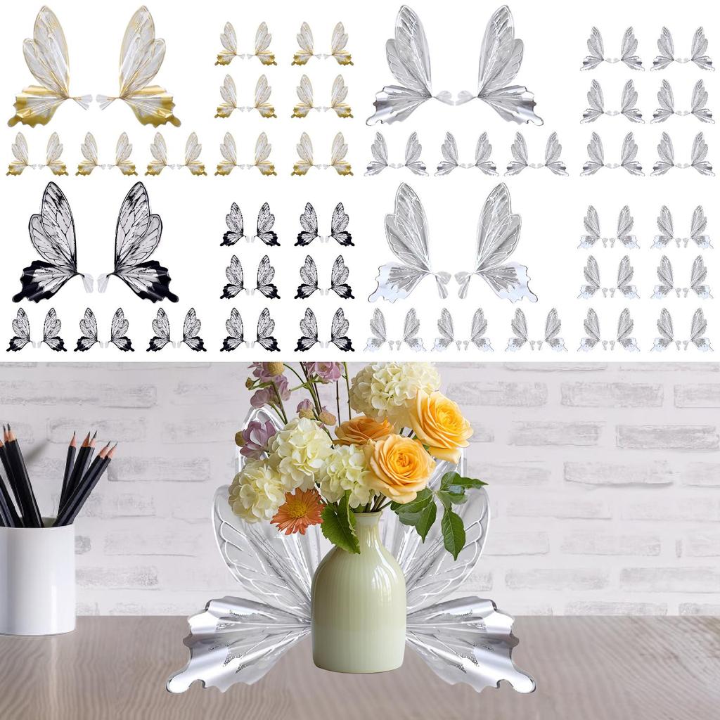 40Pcs Butterfly Flower Wrapping Paper for Shops Mother's Day Thanksgiving