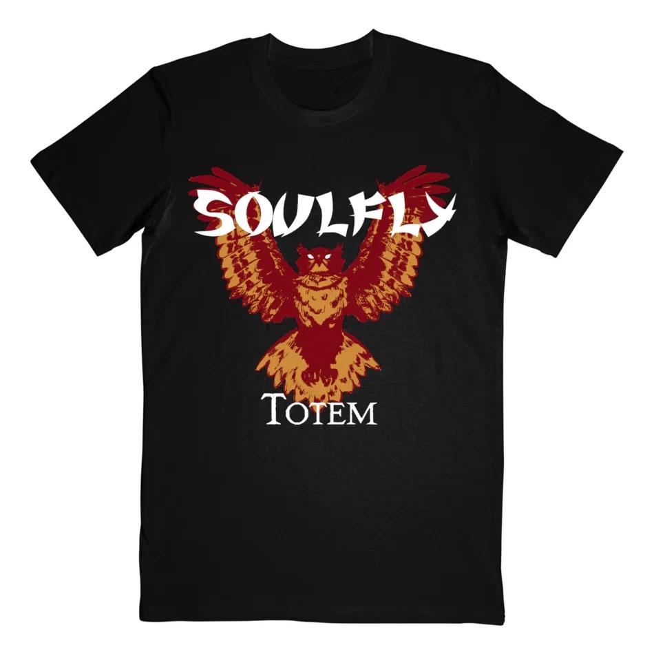 

NEW Soulfly Band ToTem Album Cotton Black All Size T Shirt US240 4XL