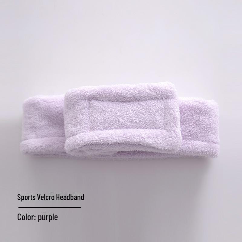 Women's Quick-Dry Coral Fleece Bath Wrap with Buckle, Hair Cap, and Cute Makeup Headband