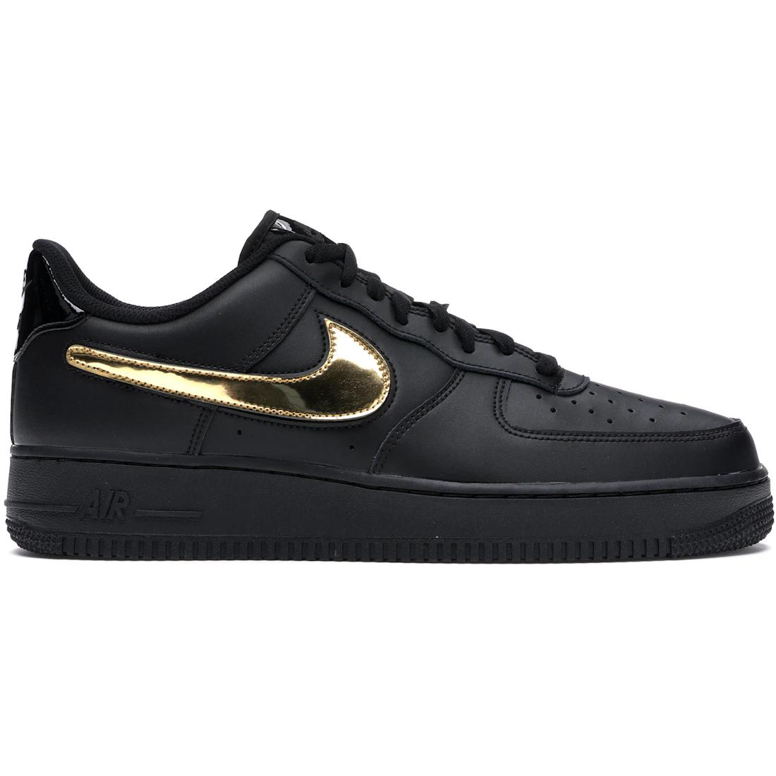 

Sneaker Nike Air Force 1 Black Metallic Gold Removable Swoosh Pack(CT2252-001) 44