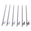 6Pcs Tent Stakes Pegs Anti Dropping Good Fixability Flat Head Design Easy To Use Outdoor Camping Tent Pegs for Hiking