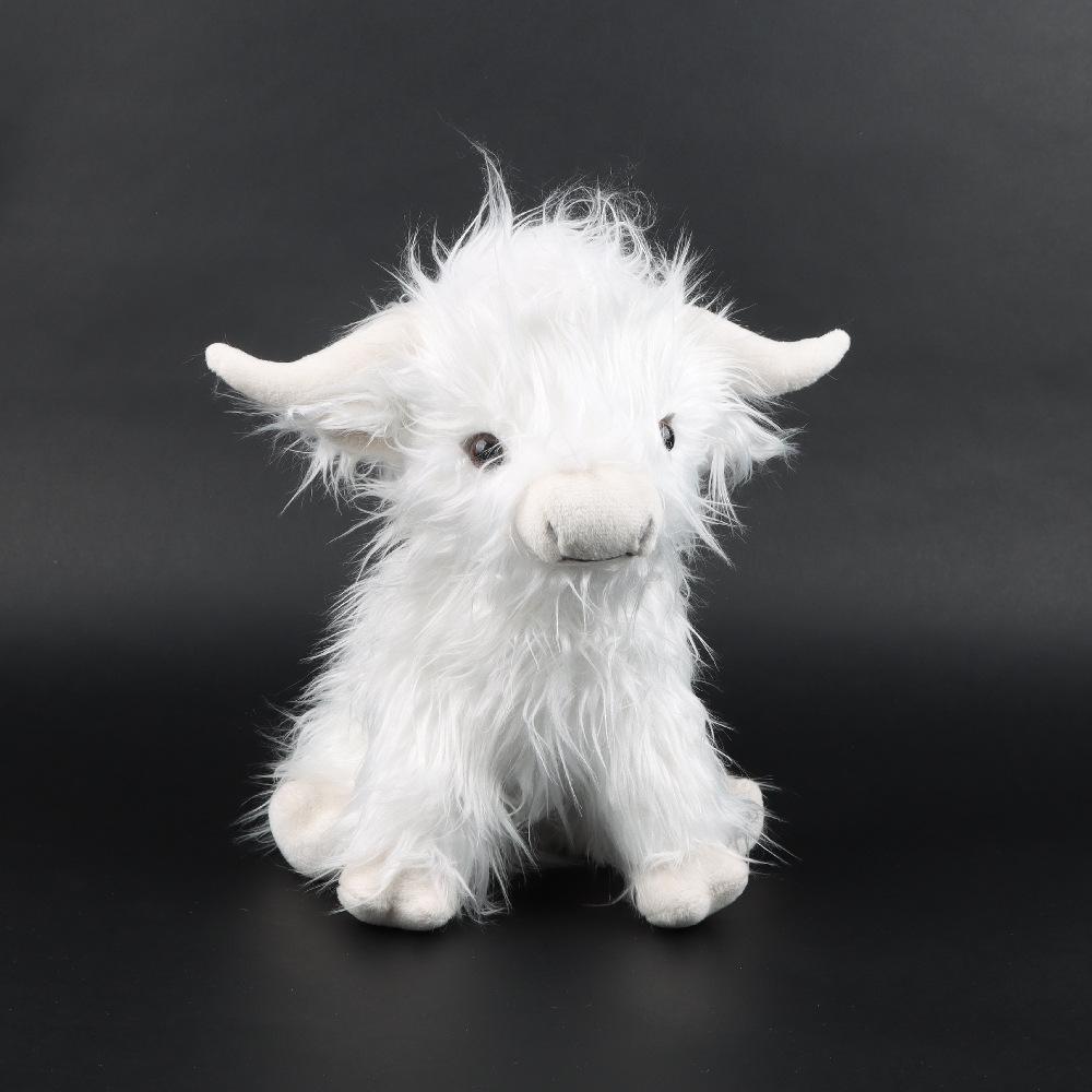 Highland Cow Plush Simulation Scottish Highland Cow Plush Plush Toy With Long Hair And Cute Appearance