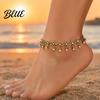 Layered Ankle Jewelry Retro Style Anklet Adjustable Fit Thin Chain