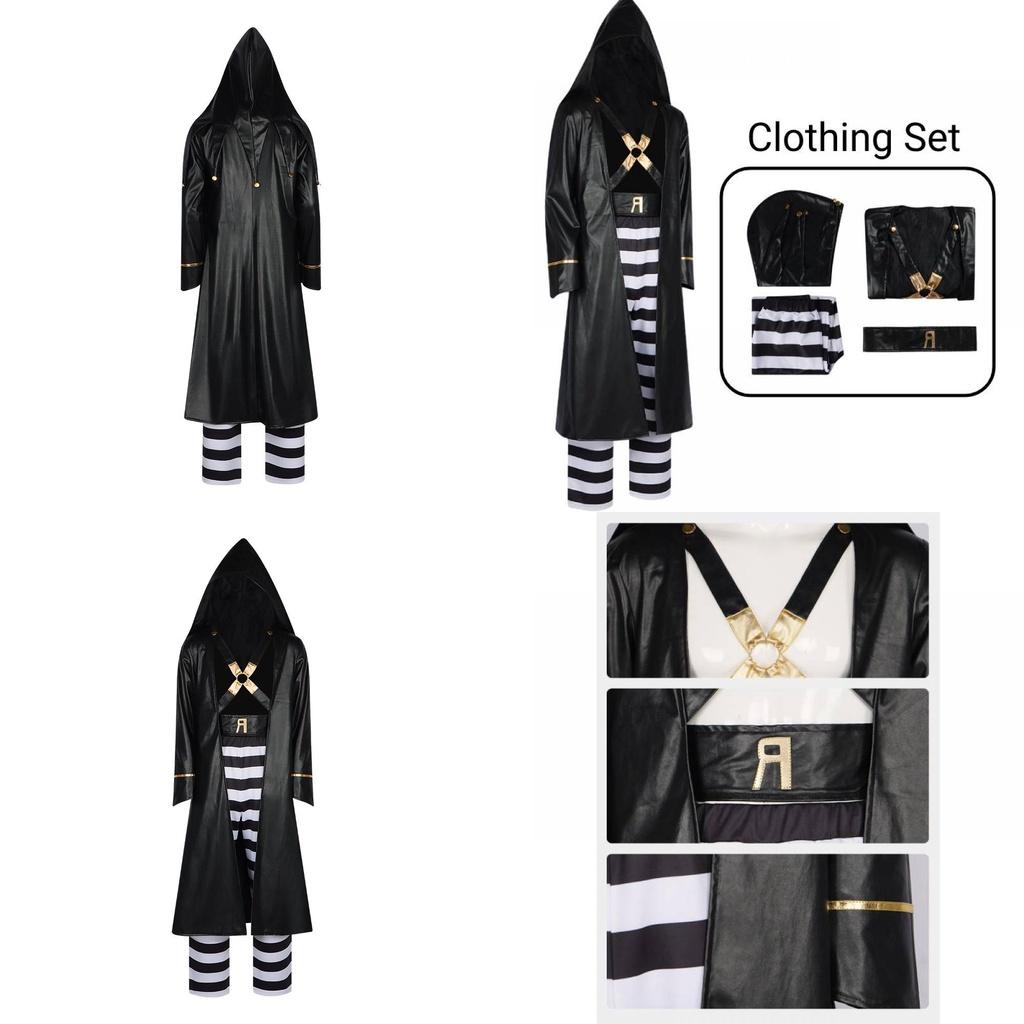 Jojo's Bizarre Adventure Golden Wind Cosplay Costume Ristu Nero Anime Character Outfit