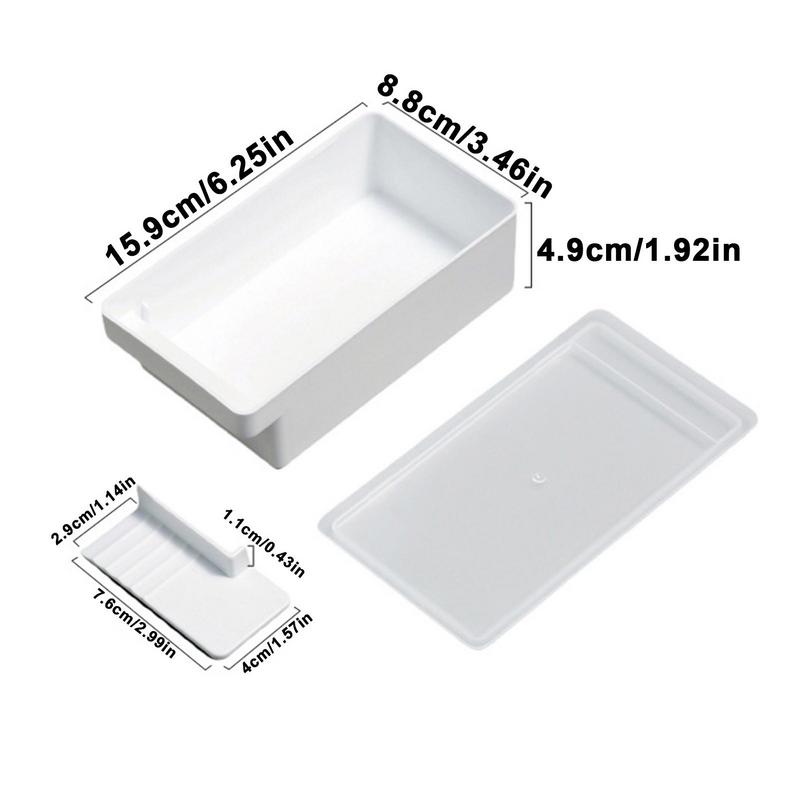 Butter Cutter Box Unbreakable Butter Dish with Clear Lid and Cutter Space-Saving and Easy Cutting Safe Butter Keeper Tray
