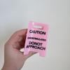 Warning Message Overstimulated Hair Clip Novelty Warning Sign Hairpins  Daily
